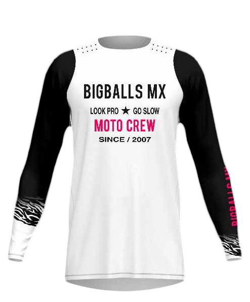 BigBallsMx MotoCrew Tröja svart/vit